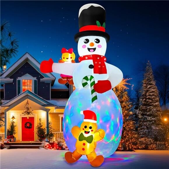 14FT Christmas Inflatable Snowman Christmas Decor Giant Christmas inflatables